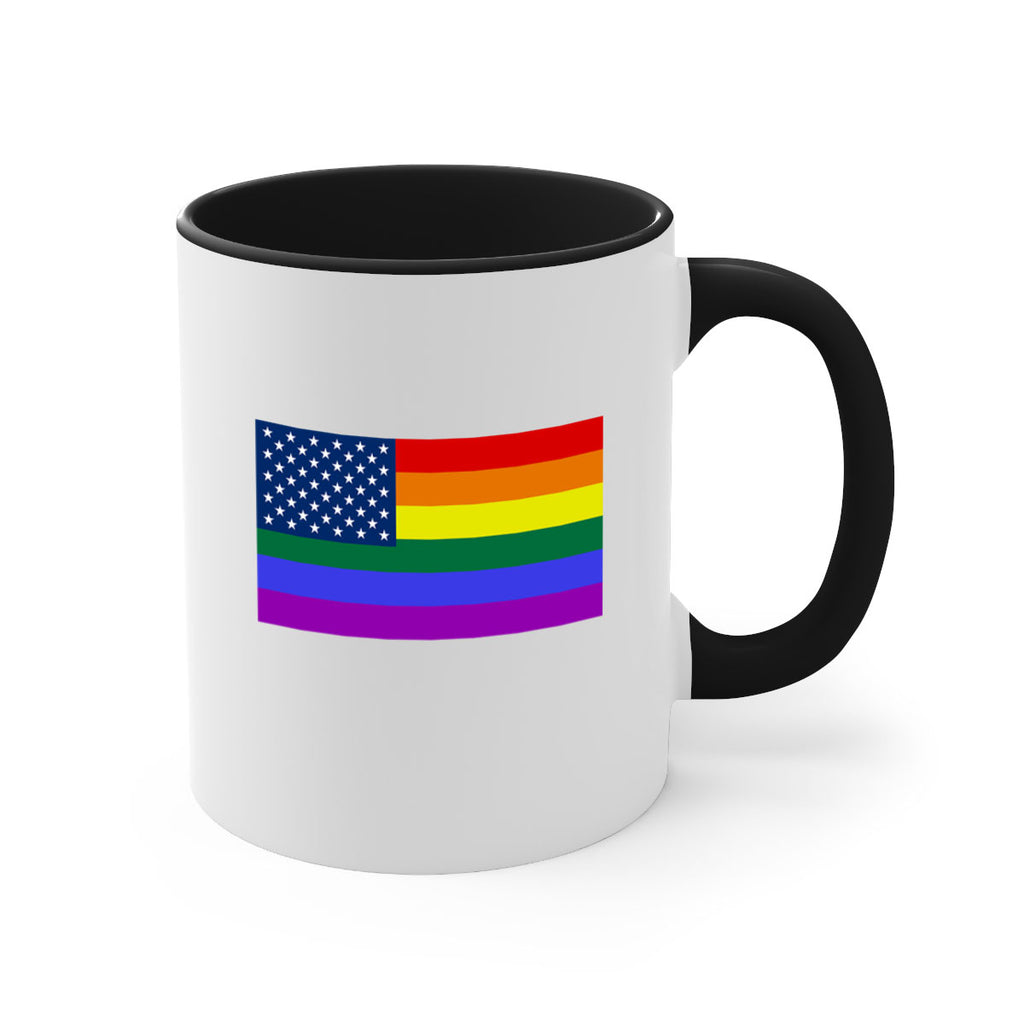 Rainbow american flag 11#- lgbt-Mug / Coffee Cup