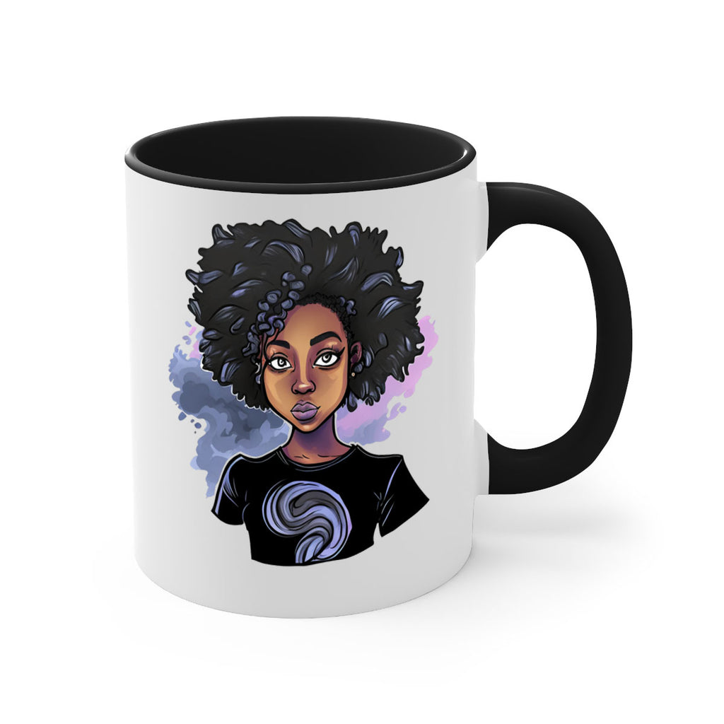 Sparkling Black Girl Design 1#- Black women - Girls-Mug / Coffee Cup