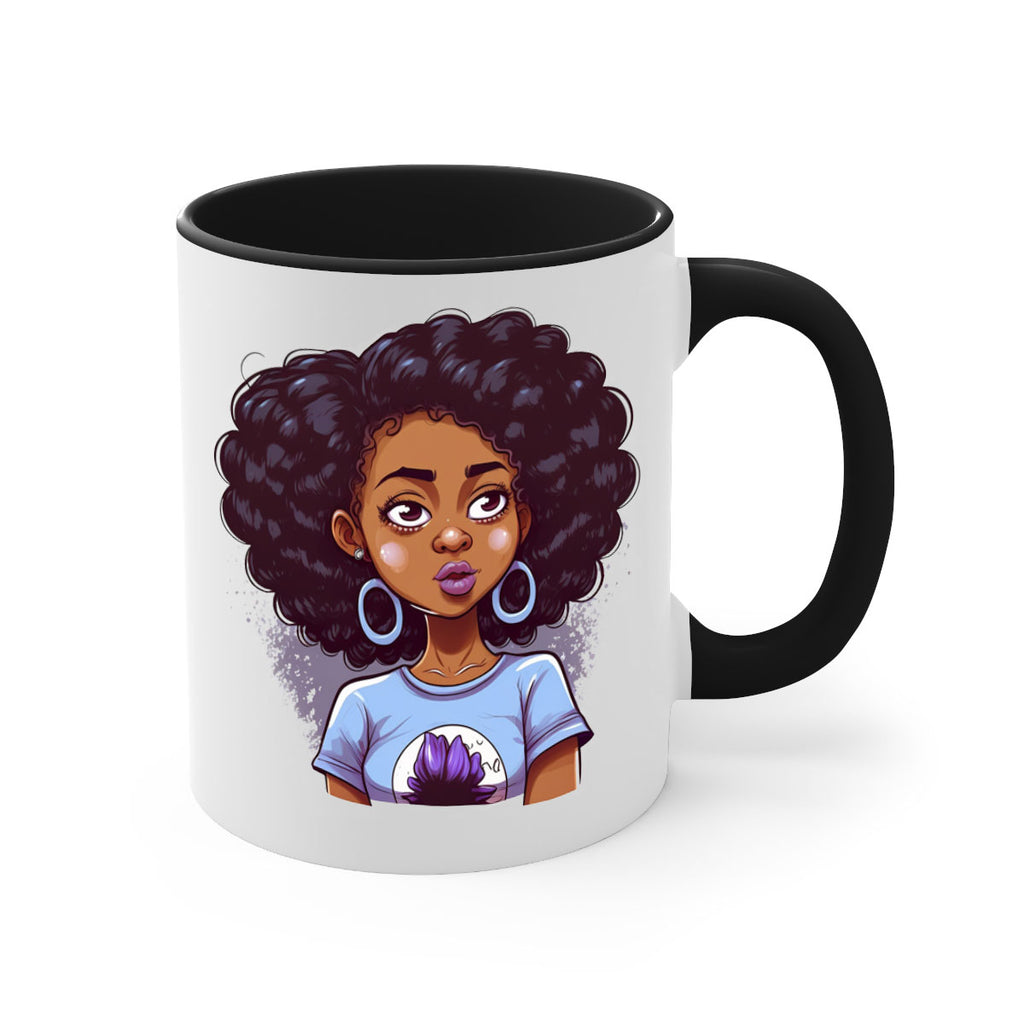 Sparkling Black Girl Design 20#- Black women - Girls-Mug / Coffee Cup