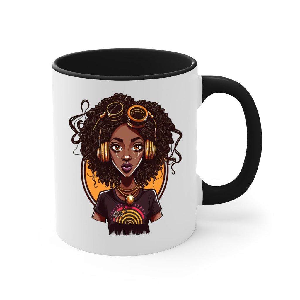 Sparkling Black Girl Design 5#- Black women - Girls-Mug / Coffee Cup
