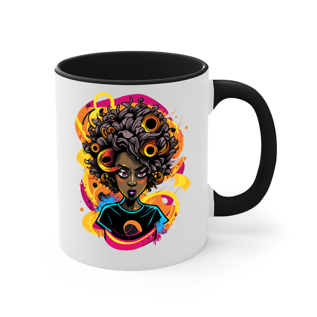 Sparkling Black Girl Design 6#- Black women - Girls-Mug / Coffee Cup