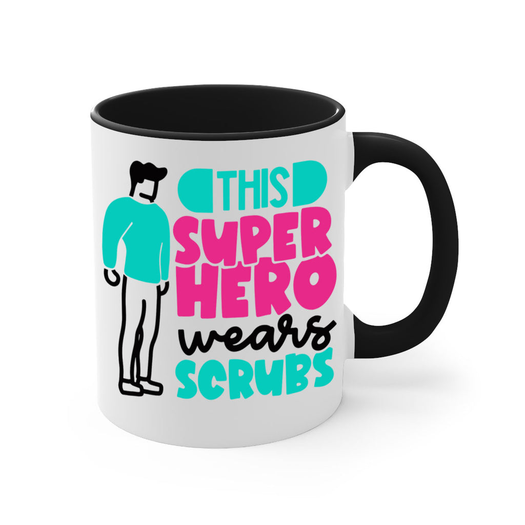 This Superhero Wears Scrubs Style Style 19#- nurse-Mug / Coffee Cup