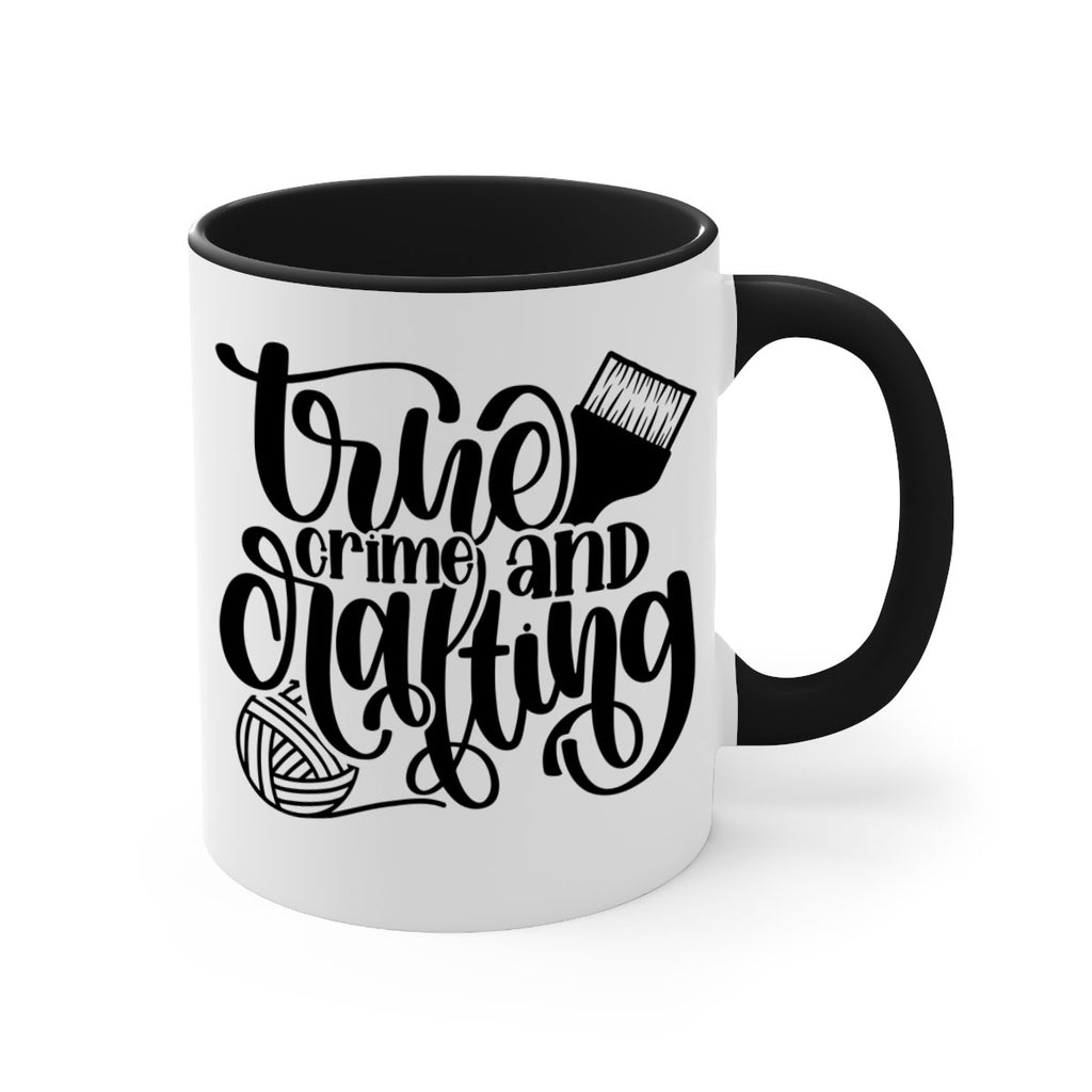 True Crime And Crafting 3#- crafting-Mug / Coffee Cup