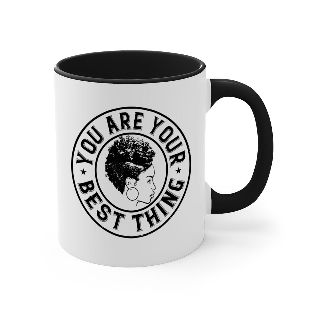 You are your best thing Style 42#- Afro - Black-Mug / Coffee Cup