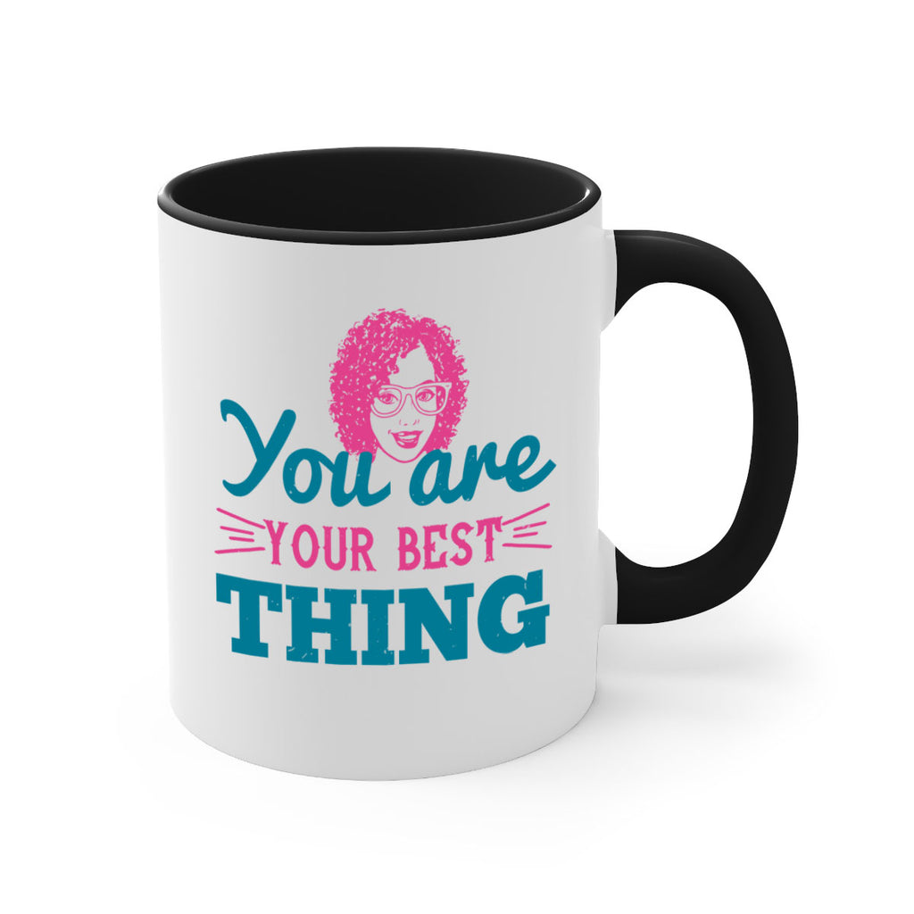 You are your best thing Style 49#- Afro - Black-Mug / Coffee Cup
