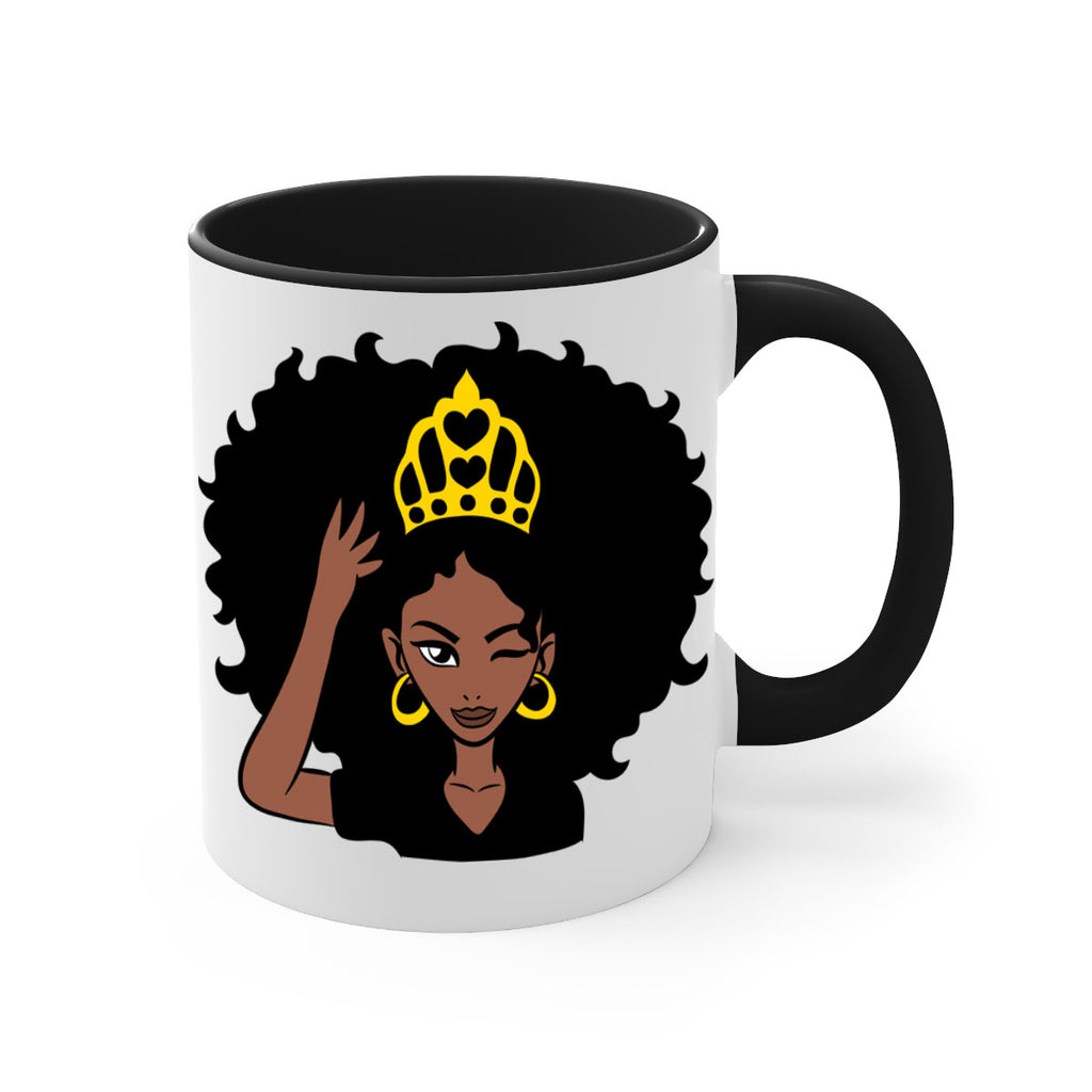 afro queen crown 72#- Black women - Girls-Mug / Coffee Cup