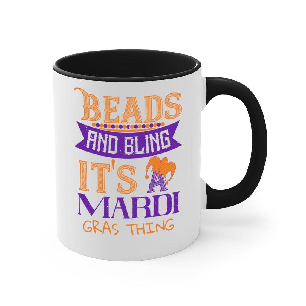 beads and bling its a mardi gras thing 51#- mardi gras-Mug / Coffee Cup