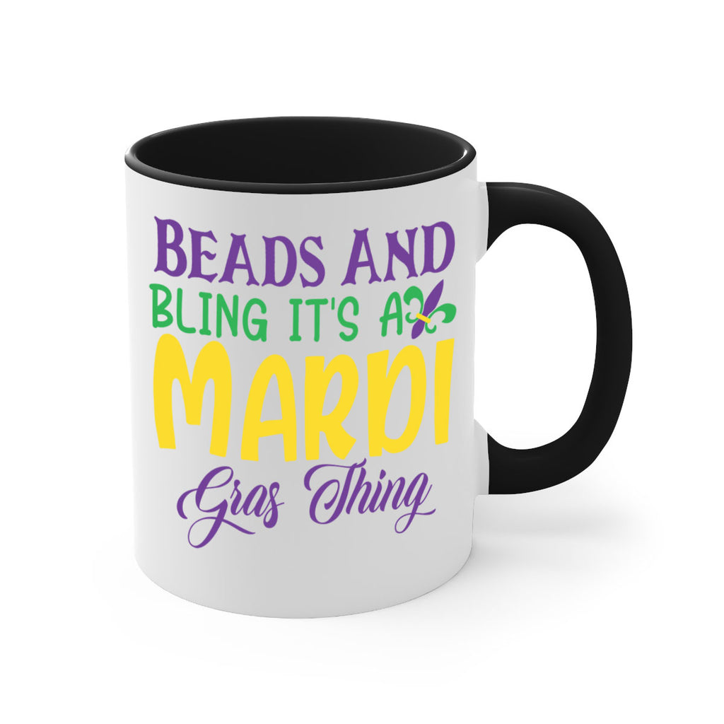 beads and bling its a mardi gras thing 86#- mardi gras-Mug / Coffee Cup