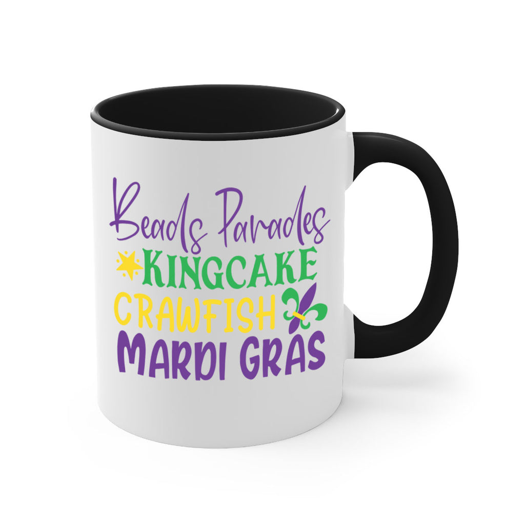 beads parades kingcake crawfish mardi gras 85#- mardi gras-Mug / Coffee Cup