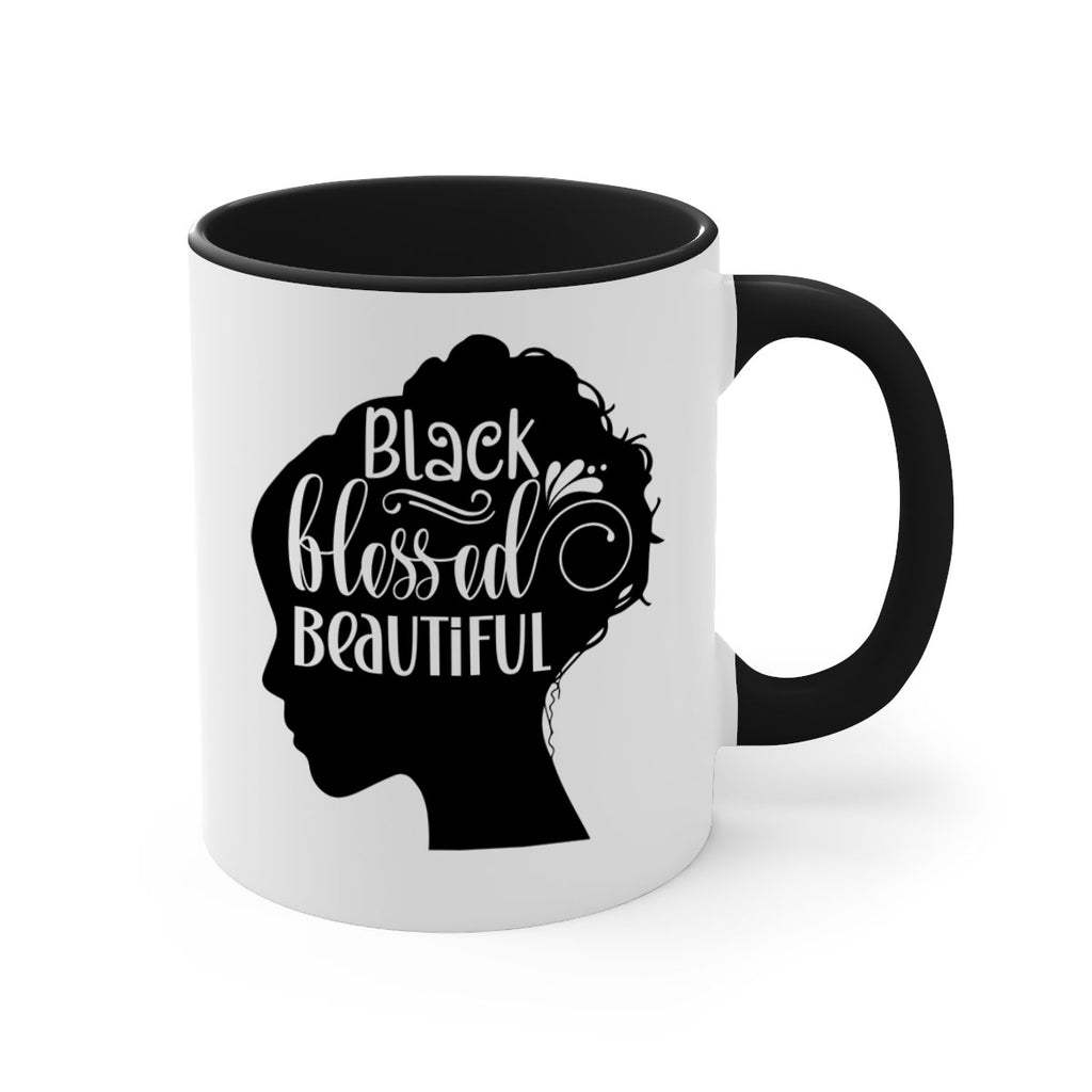 black blessed beautiful Style 62#- Black women - Girls-Mug / Coffee Cup