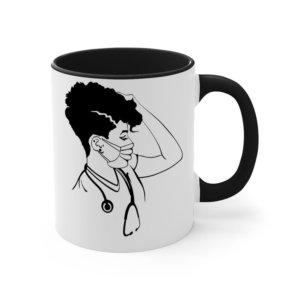 black nurse 3#- Black women - Girls-Mug / Coffee Cup