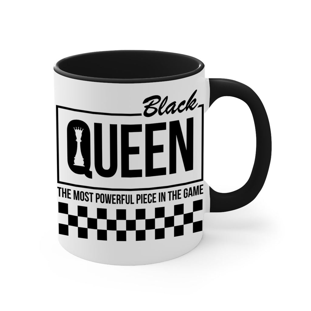 black queen chess checkered 221#- black words - phrases-Mug / Coffee Cup