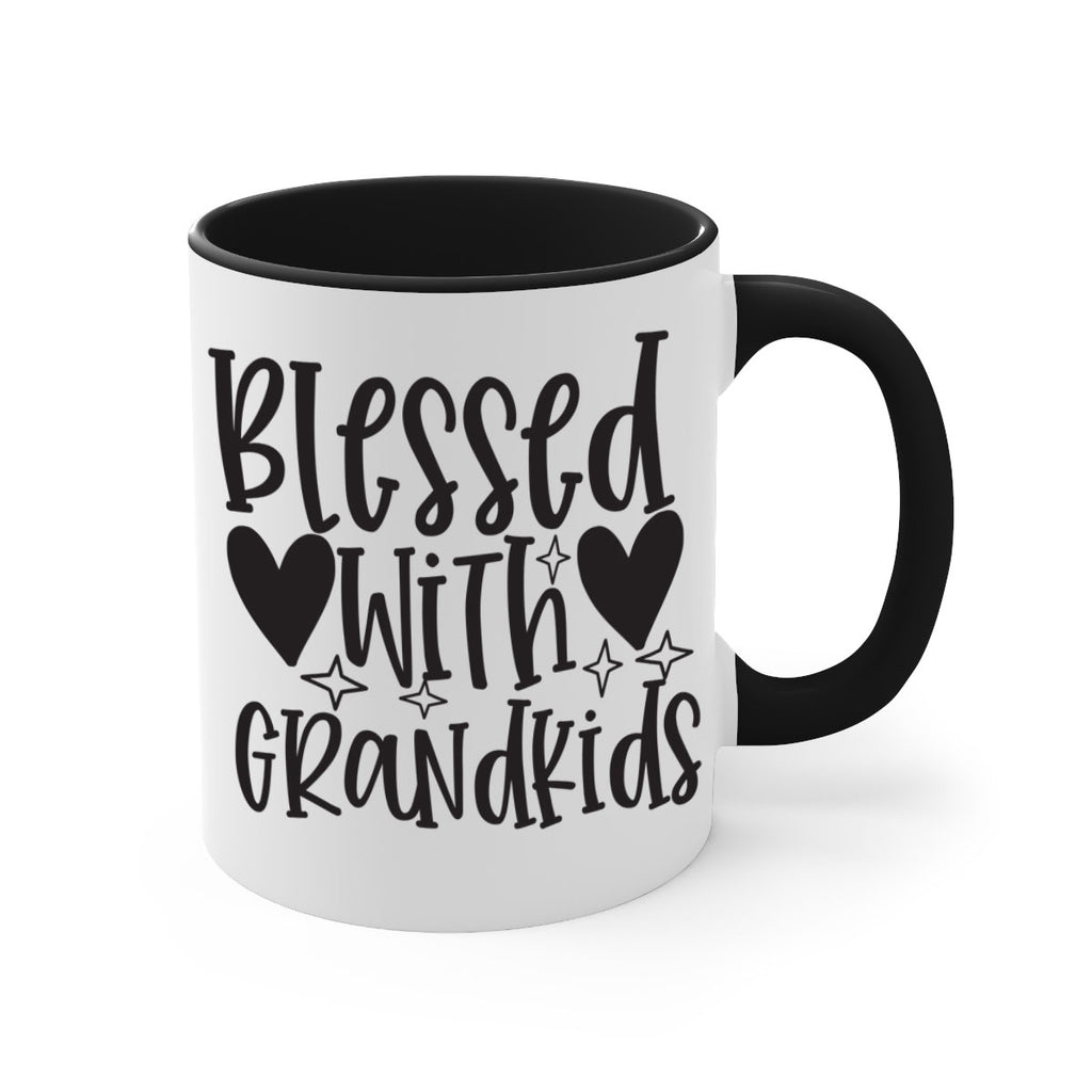 blessed with grandkids 415#- mom-Mug / Coffee Cup