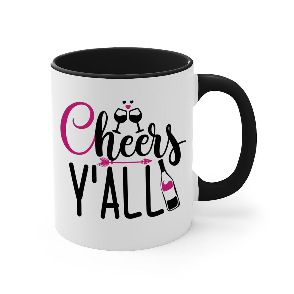 cheers yall 199#- wine-Mug / Coffee Cup