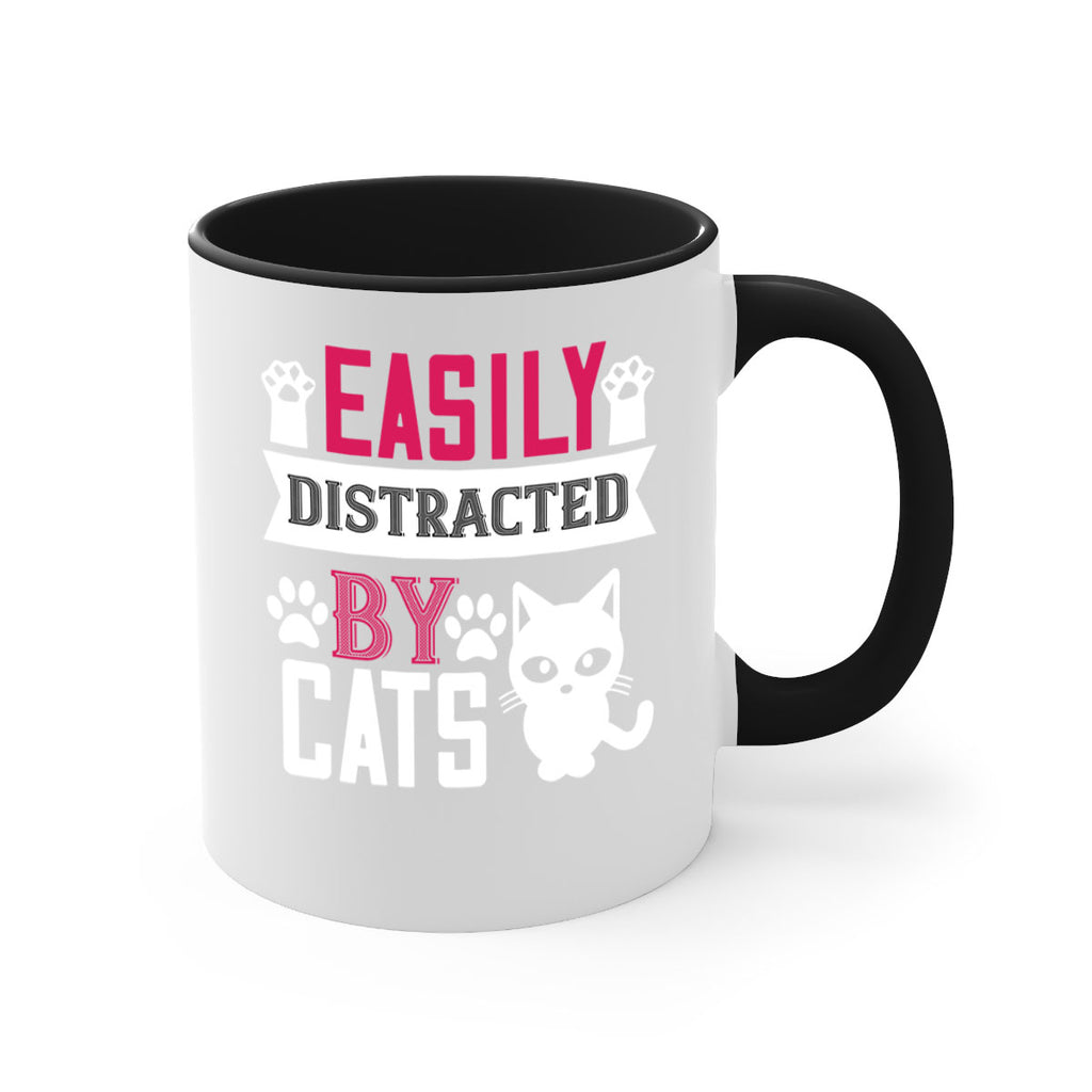 easily distracted by cats Style 47#- cat-Mug / Coffee Cup