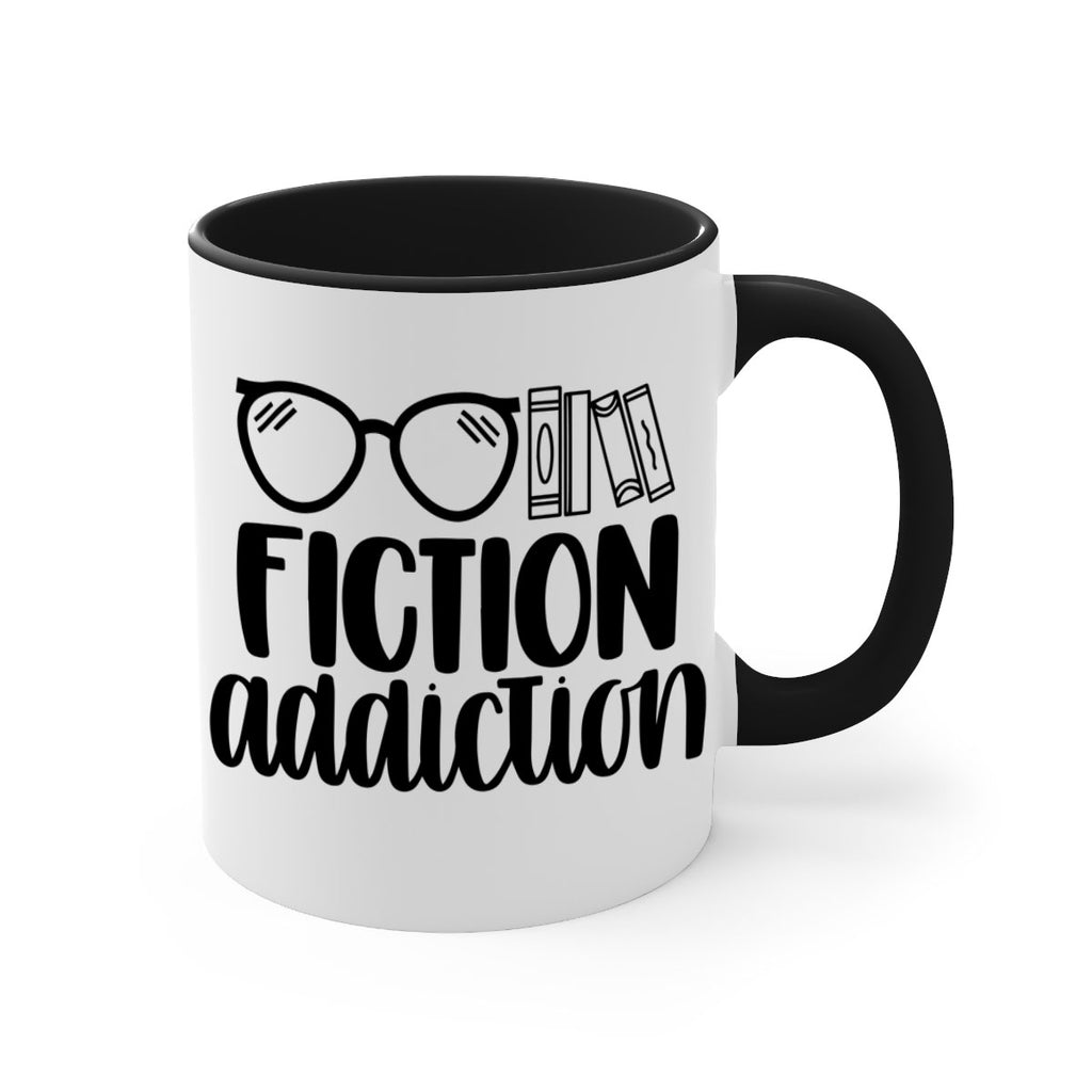 fiction addiction 40#- Reading - Books-Mug / Coffee Cup