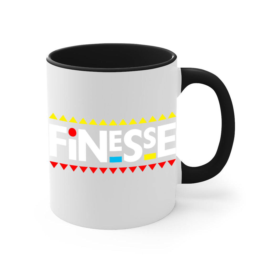 finesse 155#- black words - phrases-Mug / Coffee Cup