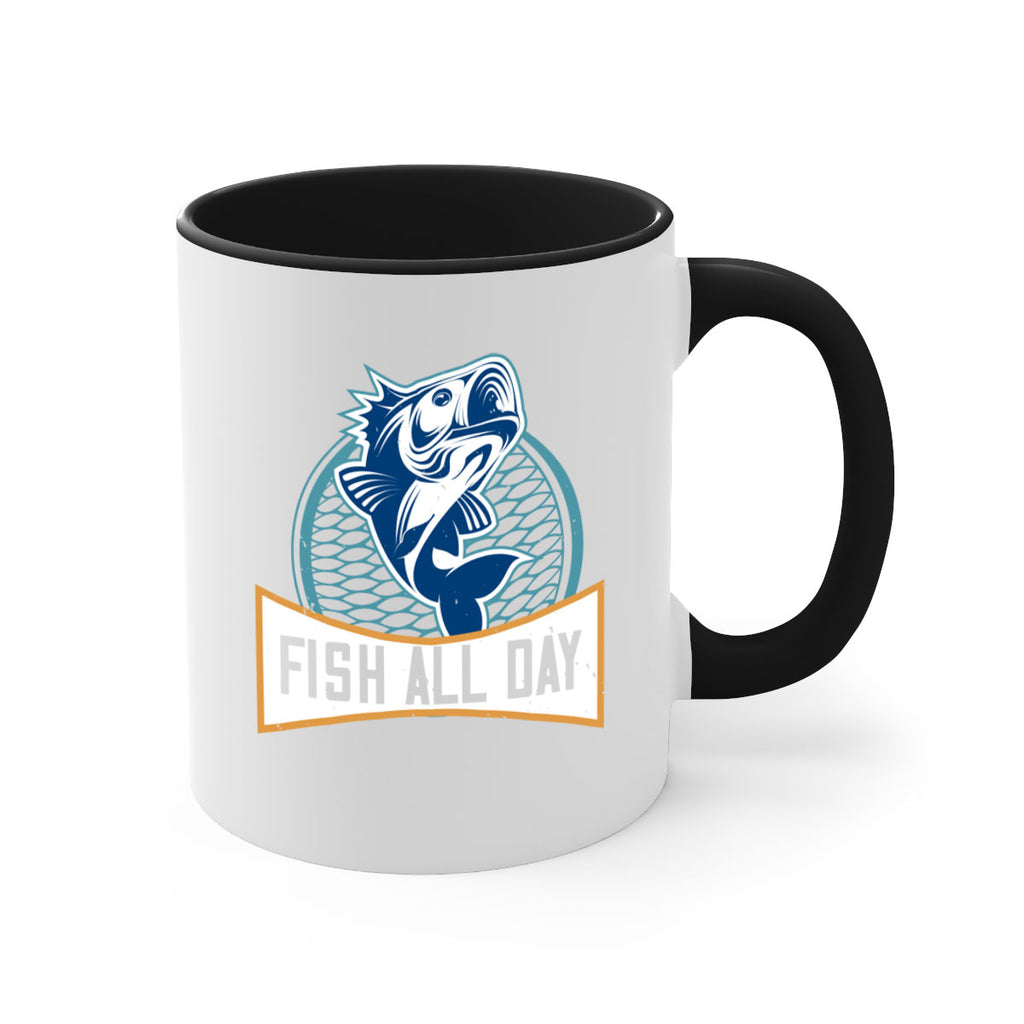 fish all day 277#- fishing-Mug / Coffee Cup