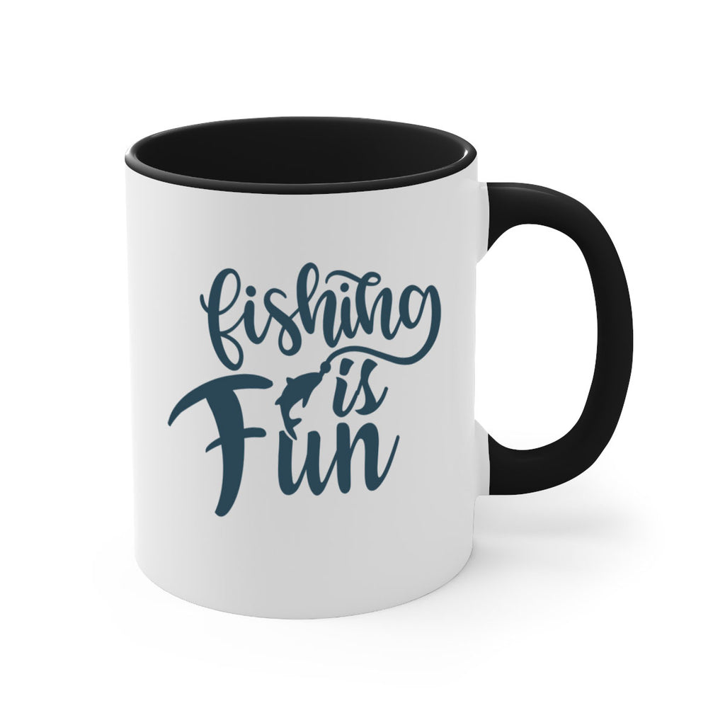fishing is fun 147#- fishing-Mug / Coffee Cup