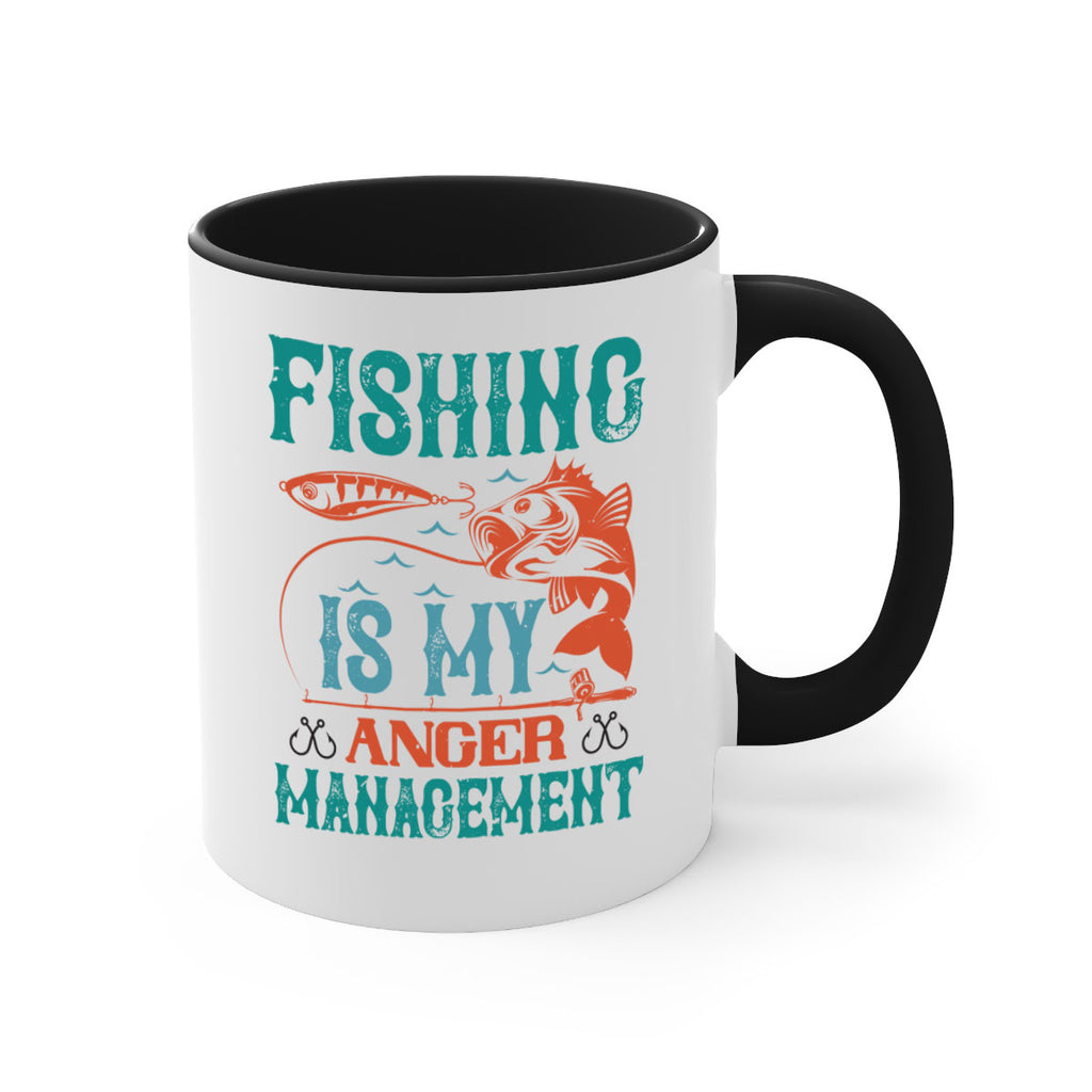 fishing is my anger management 144#- fishing-Mug / Coffee Cup
