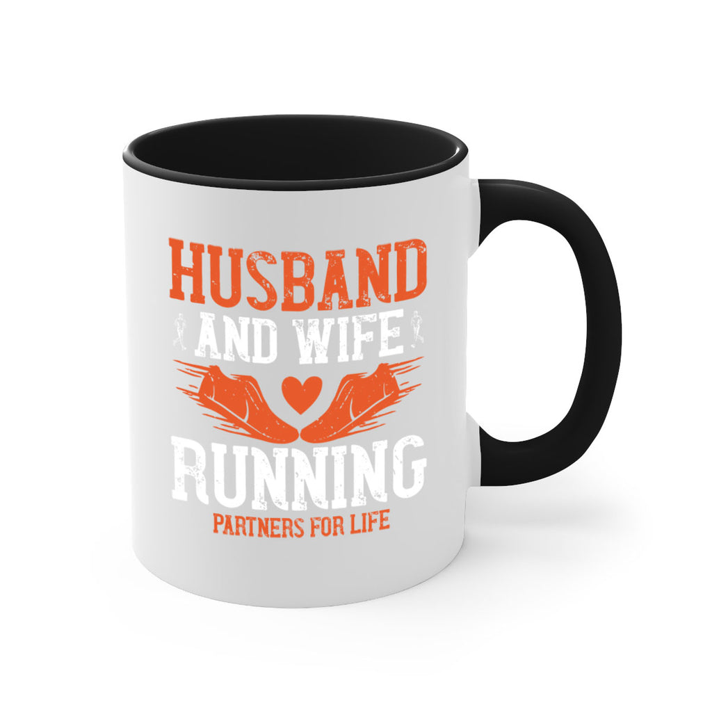 husband and wife running partners for life 41#- running-Mug / Coffee Cup