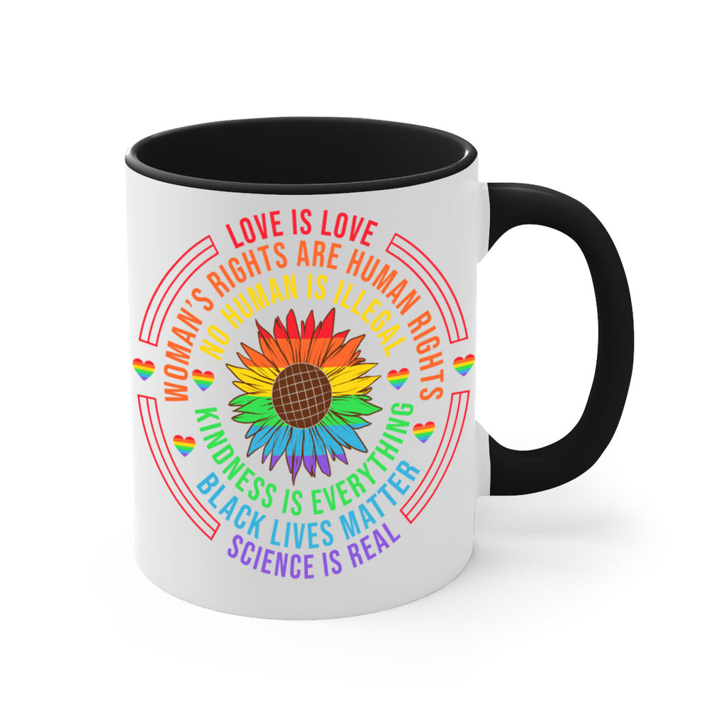 rainbow lgbt pride flower lgbt 27#- lgbt-Mug / Coffee Cup
