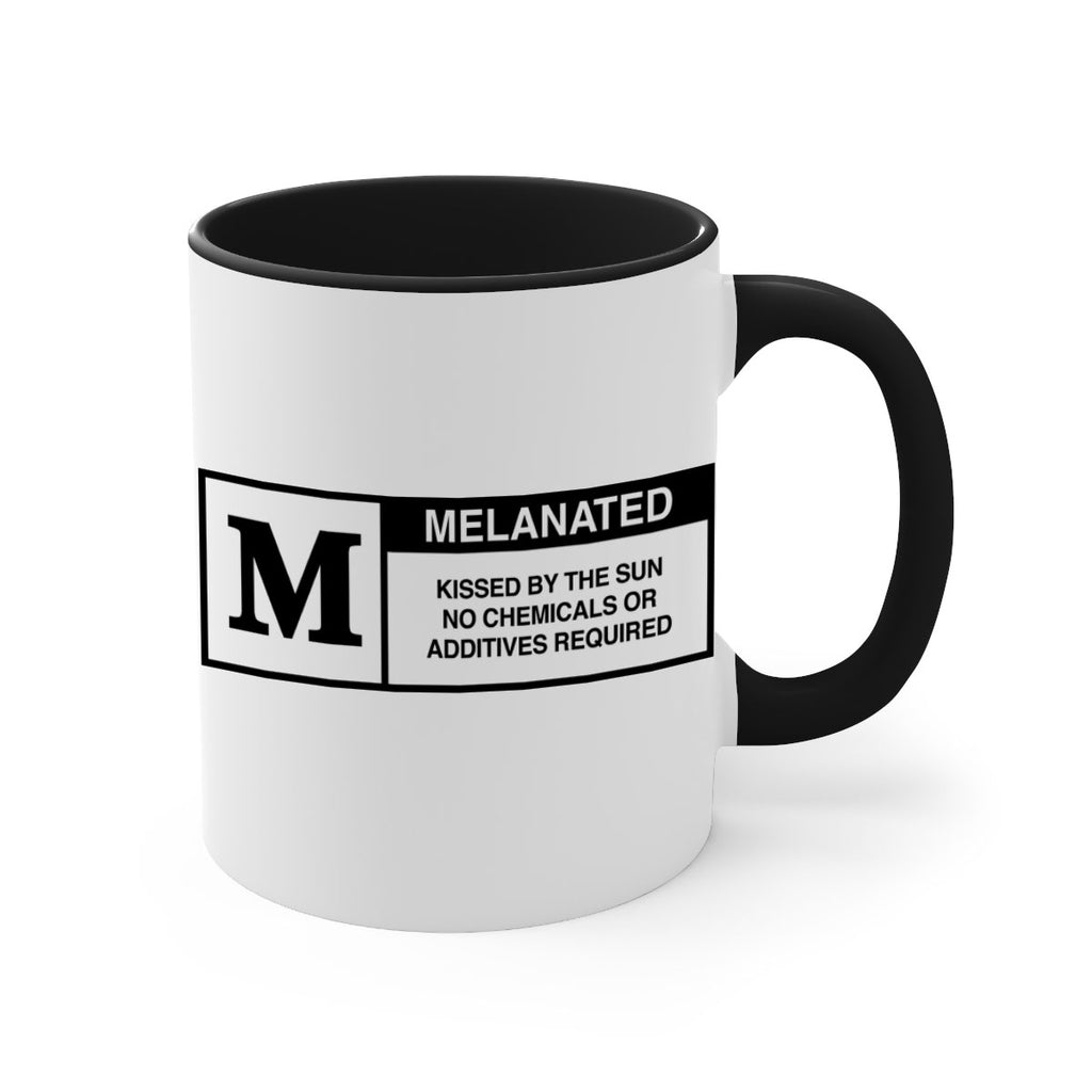 rated melanin 45#- black words - phrases-Mug / Coffee Cup