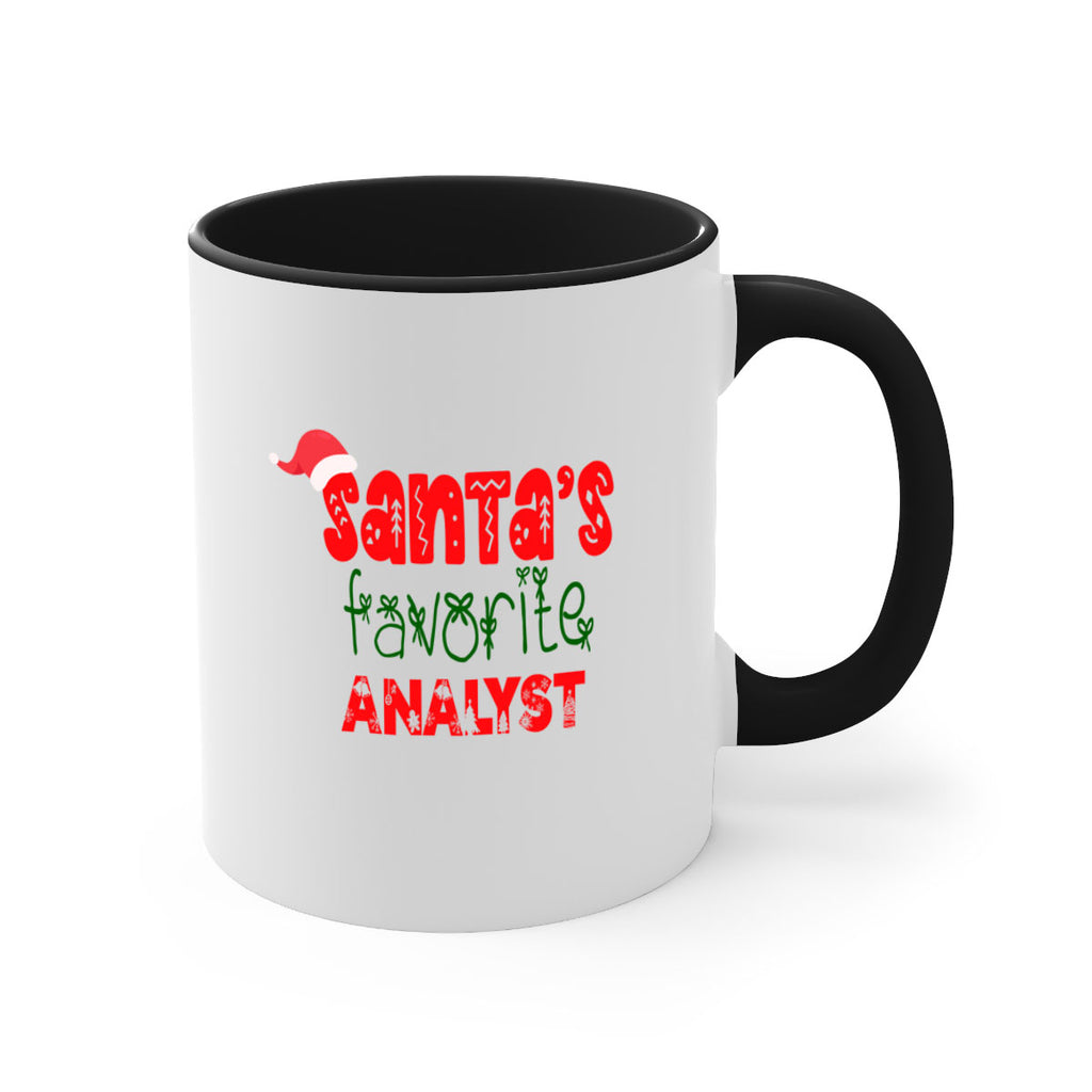 santas favorite analyst style 638#- christmas-Mug / Coffee Cup