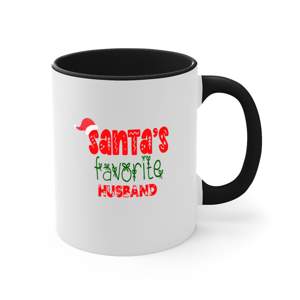 santas favorite husband style 882#- christmas-Mug / Coffee Cup
