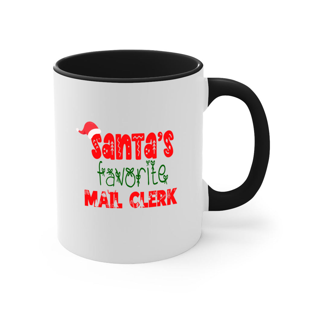santas favorite mail clerk style 935#- christmas-Mug / Coffee Cup