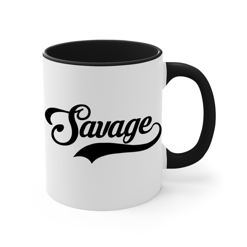 savage script 40#- black words - phrases-Mug / Coffee Cup