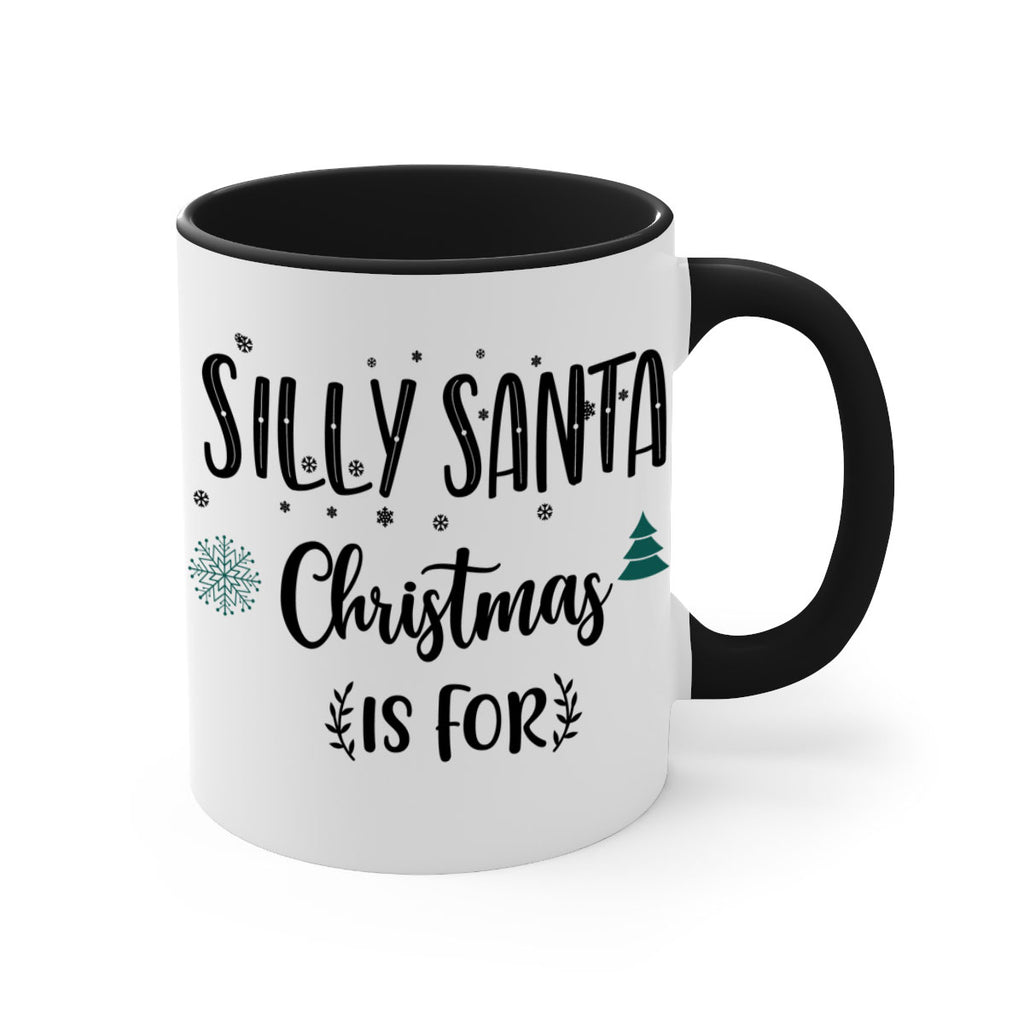 silly santa christmas is for jesus style 1175#- christmas-Mug / Coffee Cup