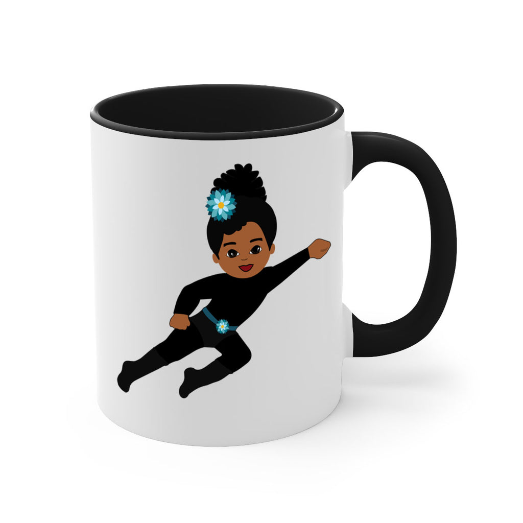 super kids girl 10#- Black women - Girls-Mug / Coffee Cup