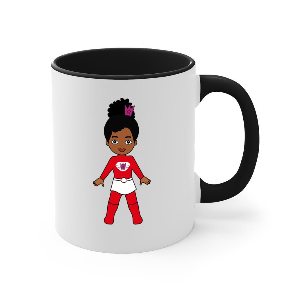 super kids girl 5#- Black women - Girls-Mug / Coffee Cup
