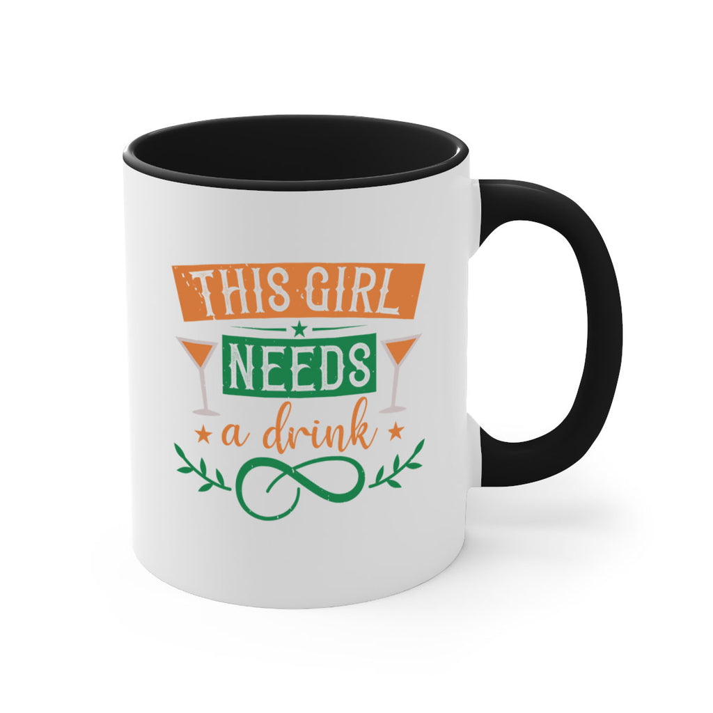 this girl needs a drink 36#- mardi gras-Mug / Coffee Cup