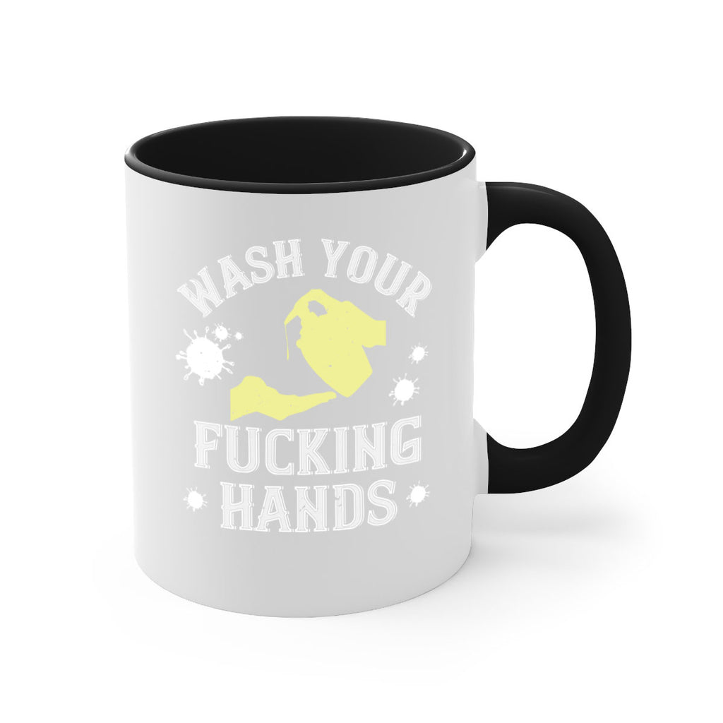 wash your fucking hands Style 16#- corona virus-Mug / Coffee Cup
