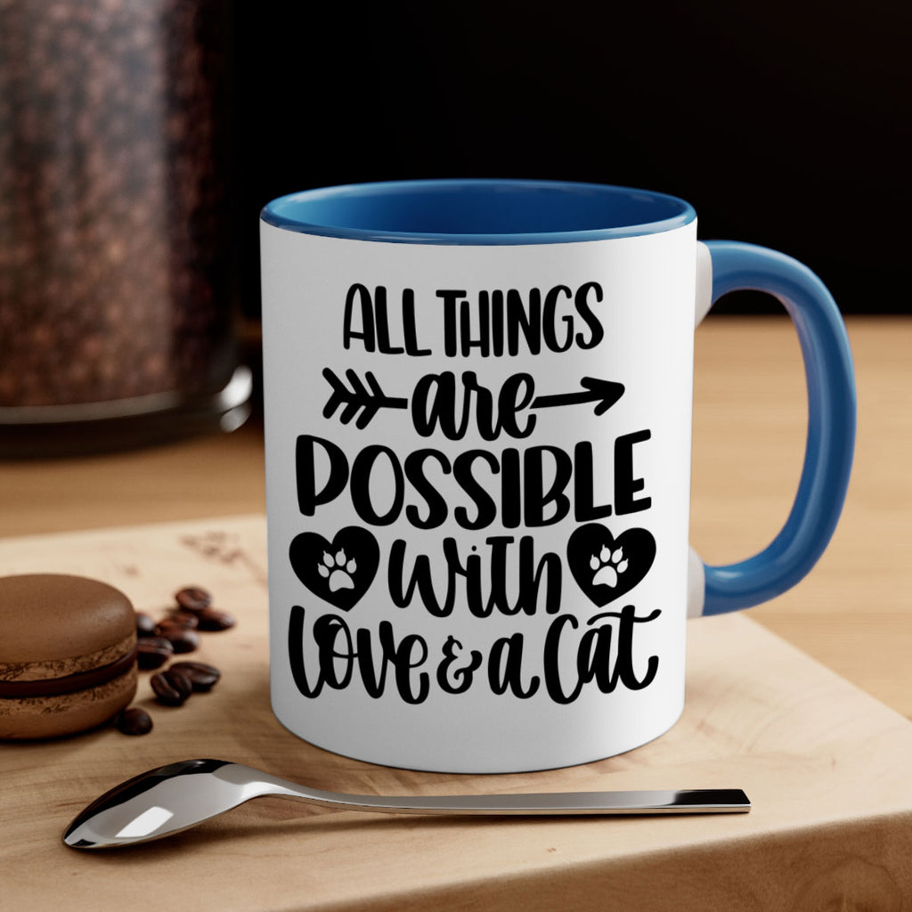 All Things Are Possible Style 75#- cat-Mug / Coffee Cup