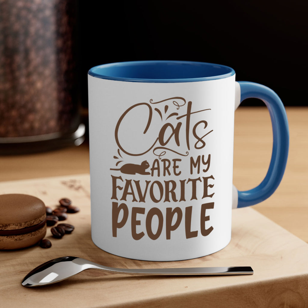 Cats Are My Favorite People Style 7#- cat-Mug / Coffee Cup