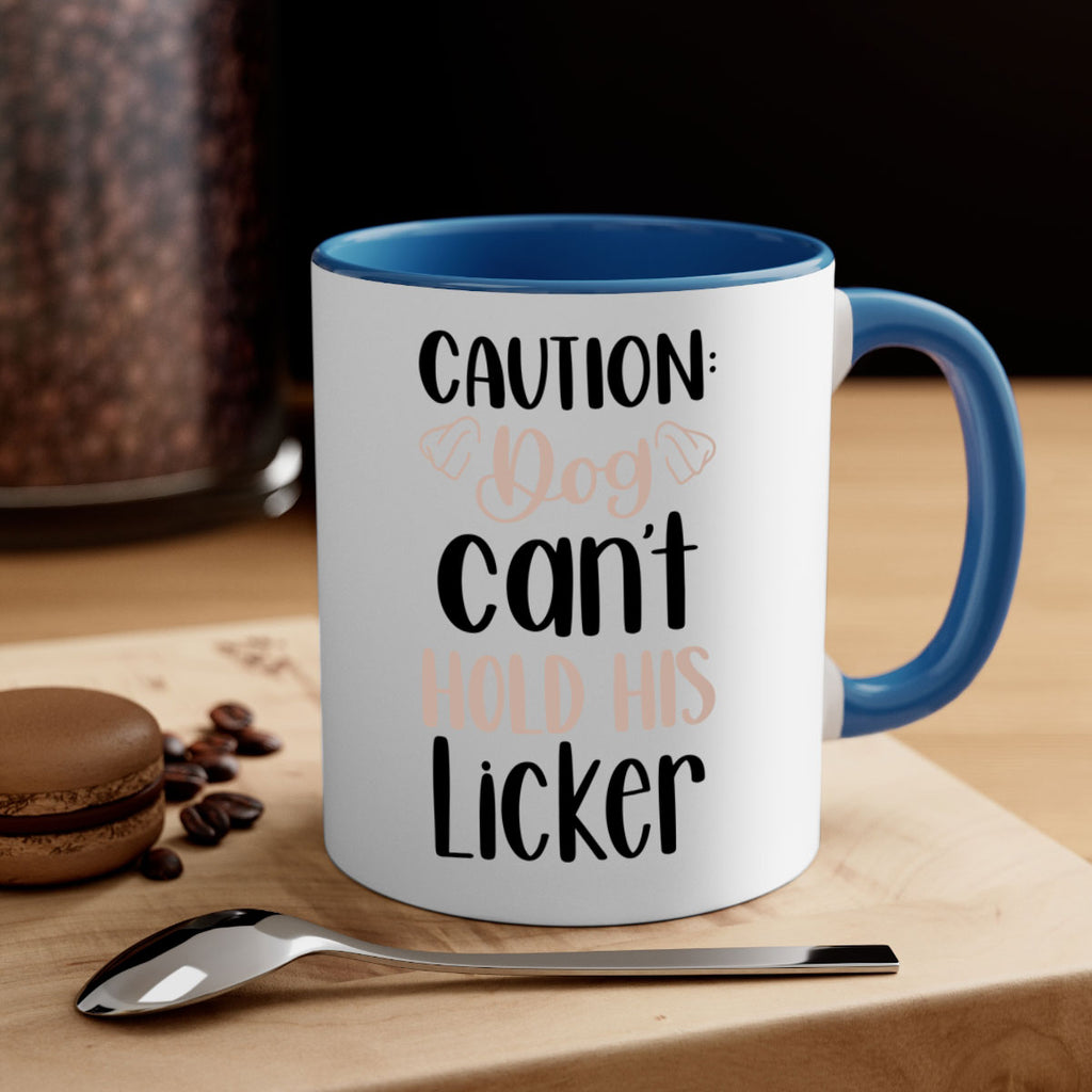 Caution Dog Cant Hold Style 31#- Dog-Mug / Coffee Cup