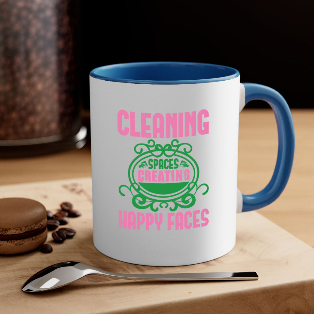 Cleaning spaces creating happy faces Style 41#- cleaner-Mug / Coffee Cup