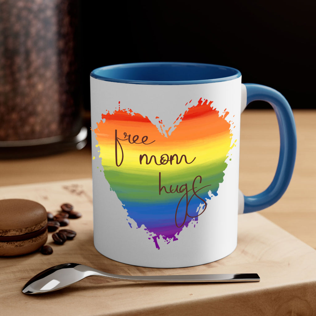 Free Mom Hugs Rainbow Pride Lgbt Png 35#- lgbt-Mug / Coffee Cup