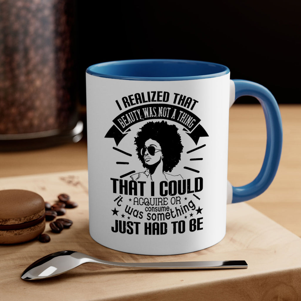 I realized that beauty was not a thing that I could acquire or consume Style 26#- Afro - Black-Mug / Coffee Cup