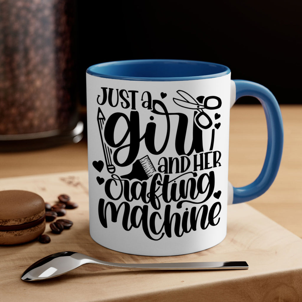 Just A Girl And Her Crafting 16#- crafting-Mug / Coffee Cup