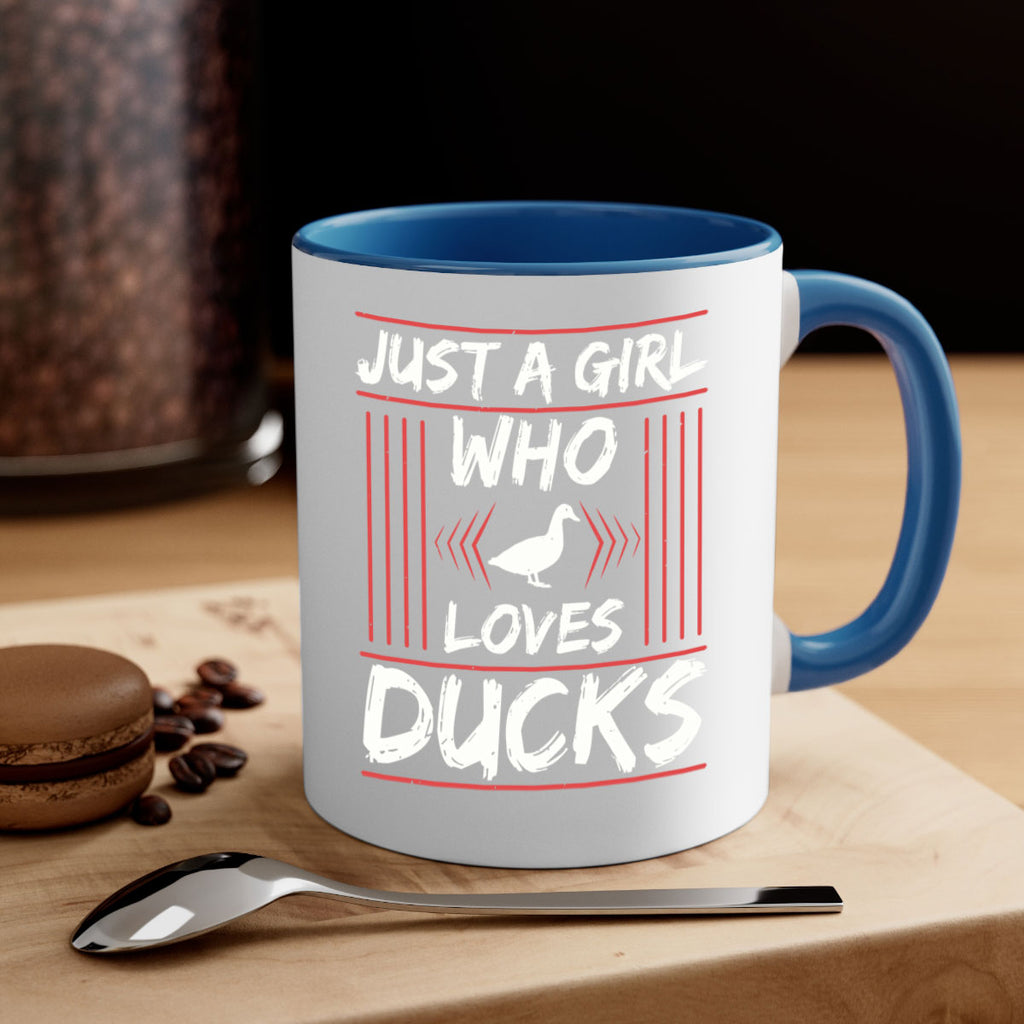 Just A Girl Who Loves Ducks Style 33#- duck-Mug / Coffee Cup