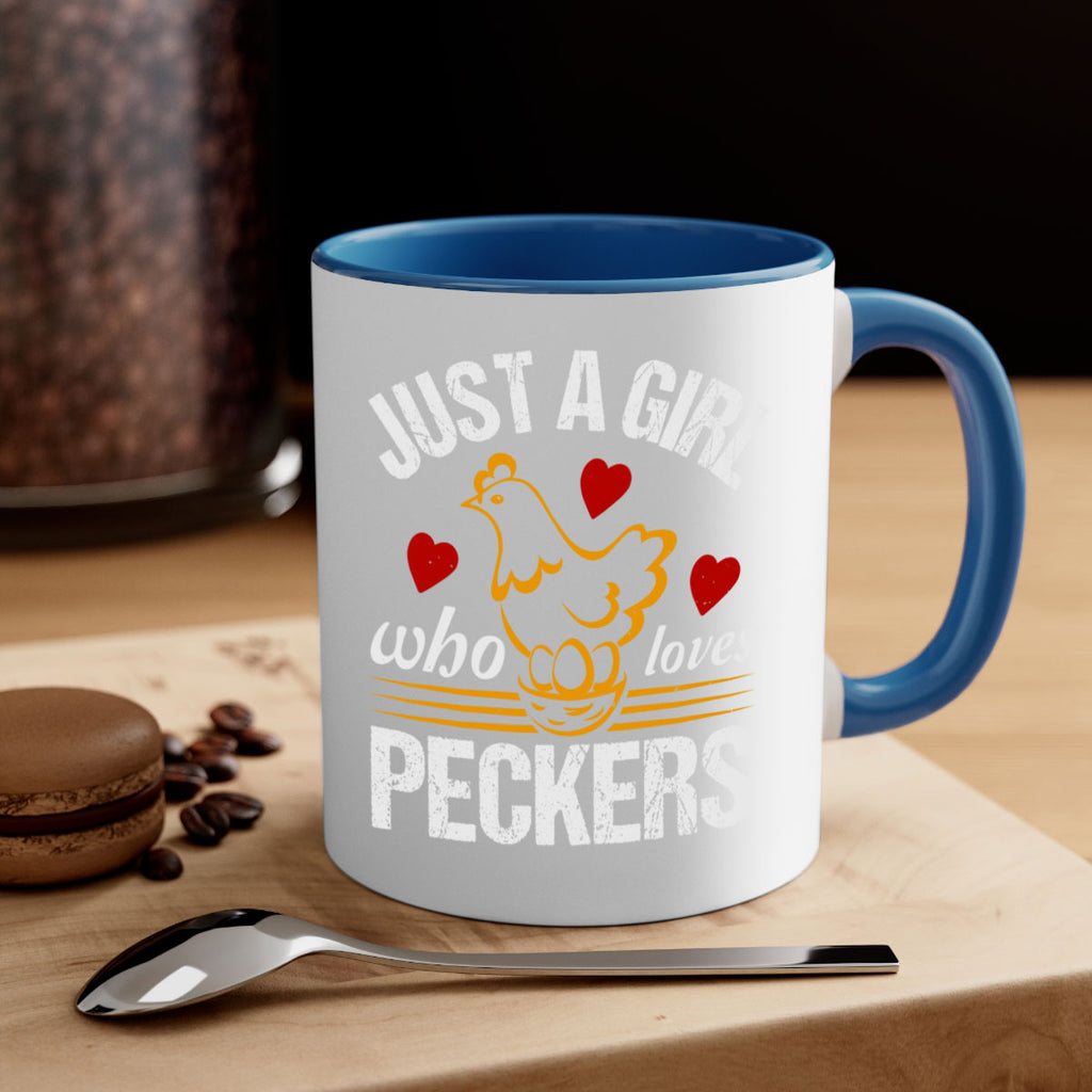Just a girl who loves 46#- Farm and garden-Mug / Coffee Cup