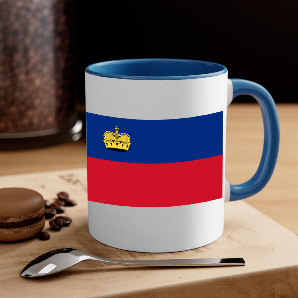 Liechtenstein 99#- world flag-Mug / Coffee Cup