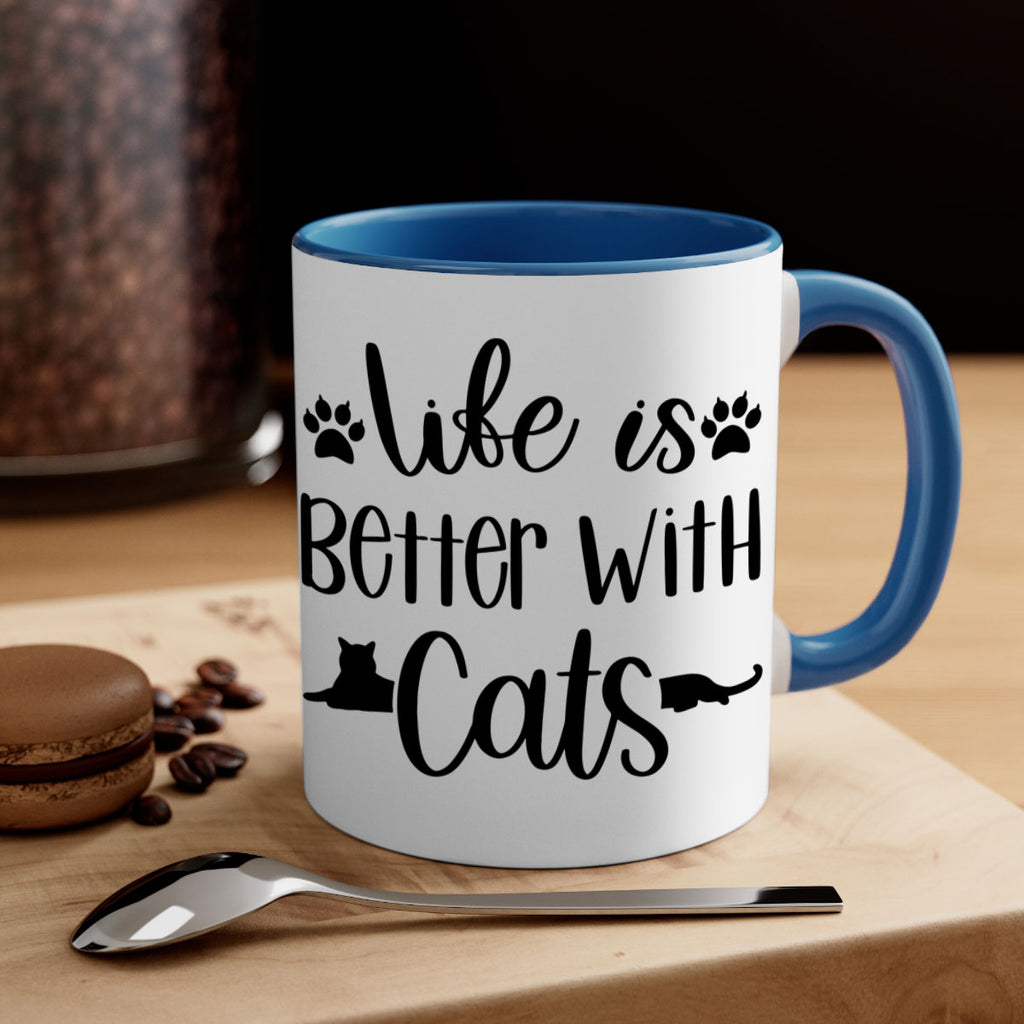 Life Is Better With A Cats Style 99#- cat-Mug / Coffee Cup