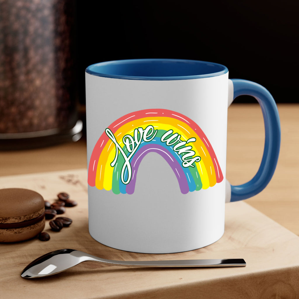 Love Wins Rainbow Lgbt Pride Png 28#- lgbt-Mug / Coffee Cup