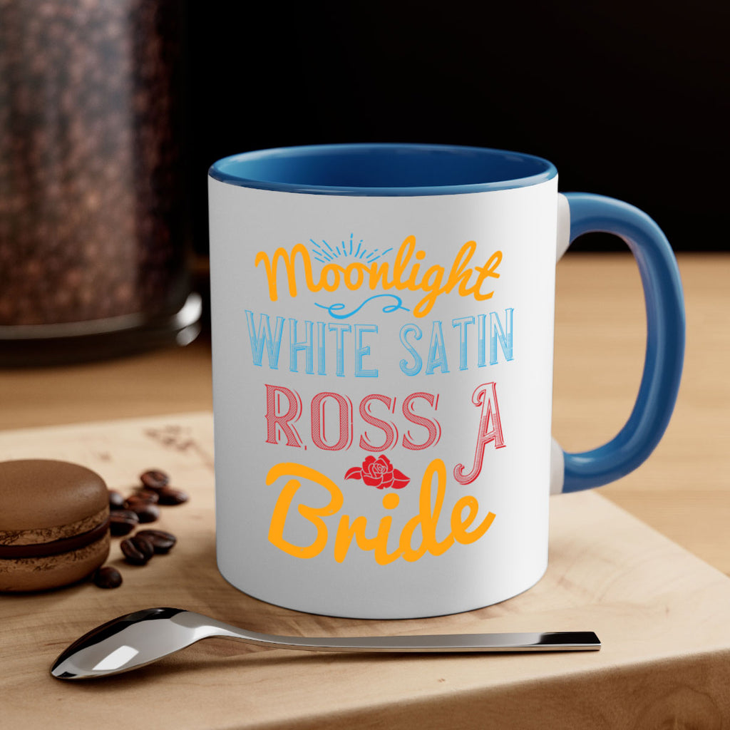 Moonlight white satin ross a bride 42#- bride-Mug / Coffee Cup