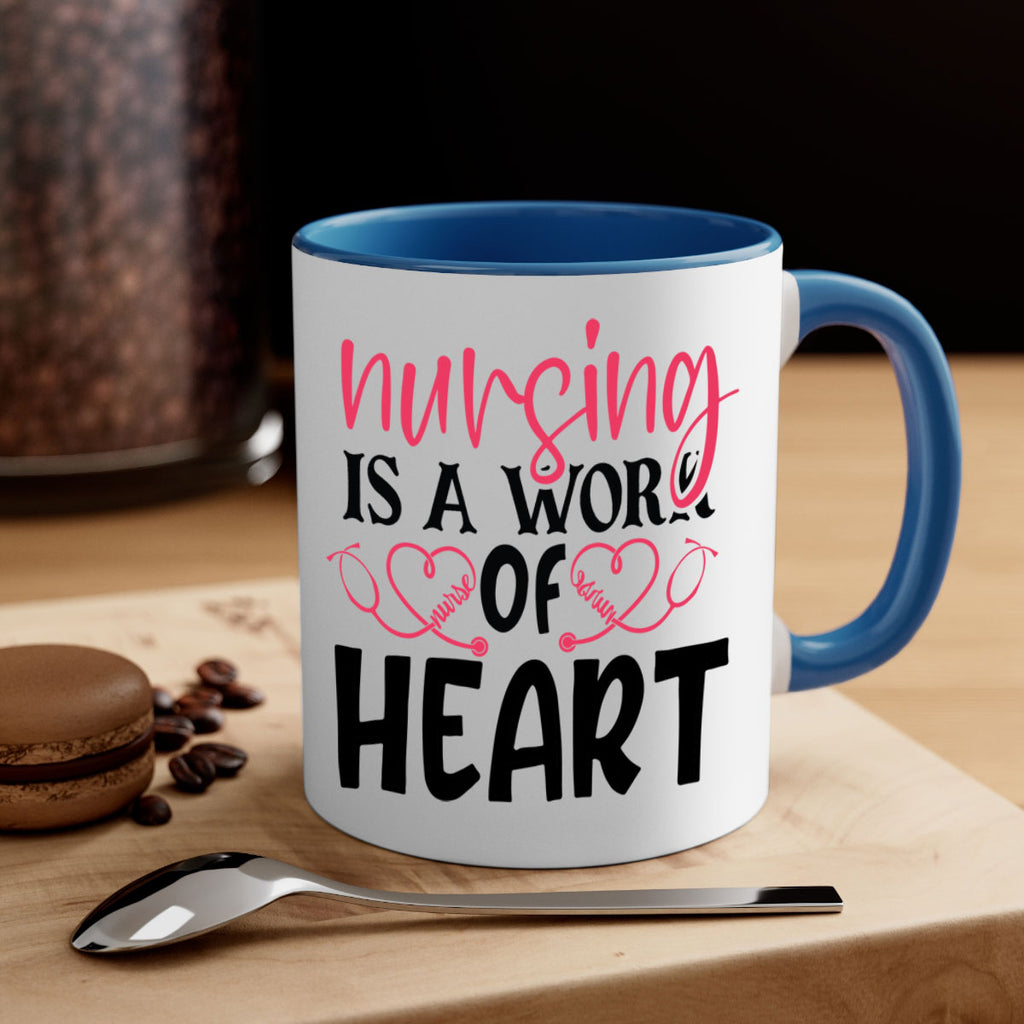 Nursing is a work of heart Style Style 70#- nurse-Mug / Coffee Cup
